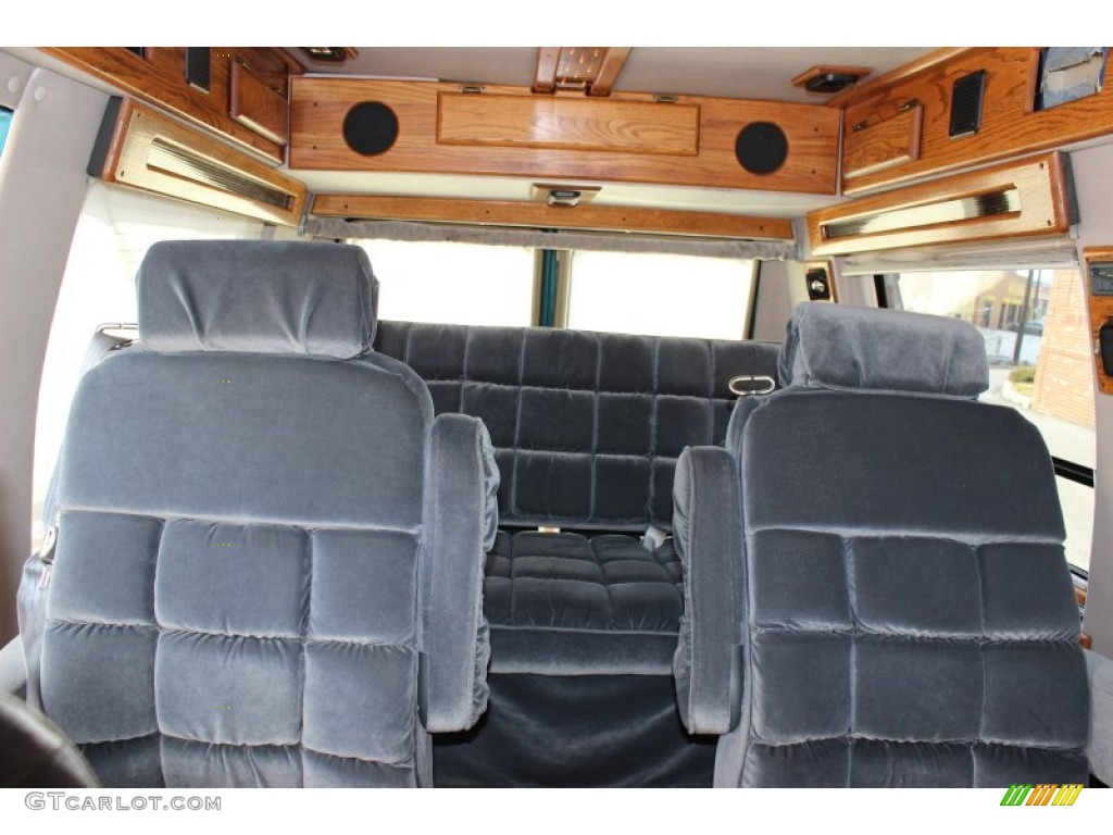 1995 Chevy Van G20 Passenger Conversion - Emerald Green Metallic / Gray photo #5