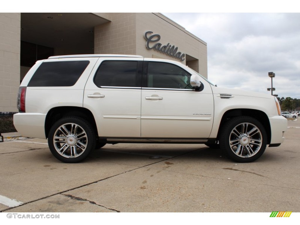 White Diamond Tricoat 2013 Cadillac Escalade Premium Exterior Photo #77266397
