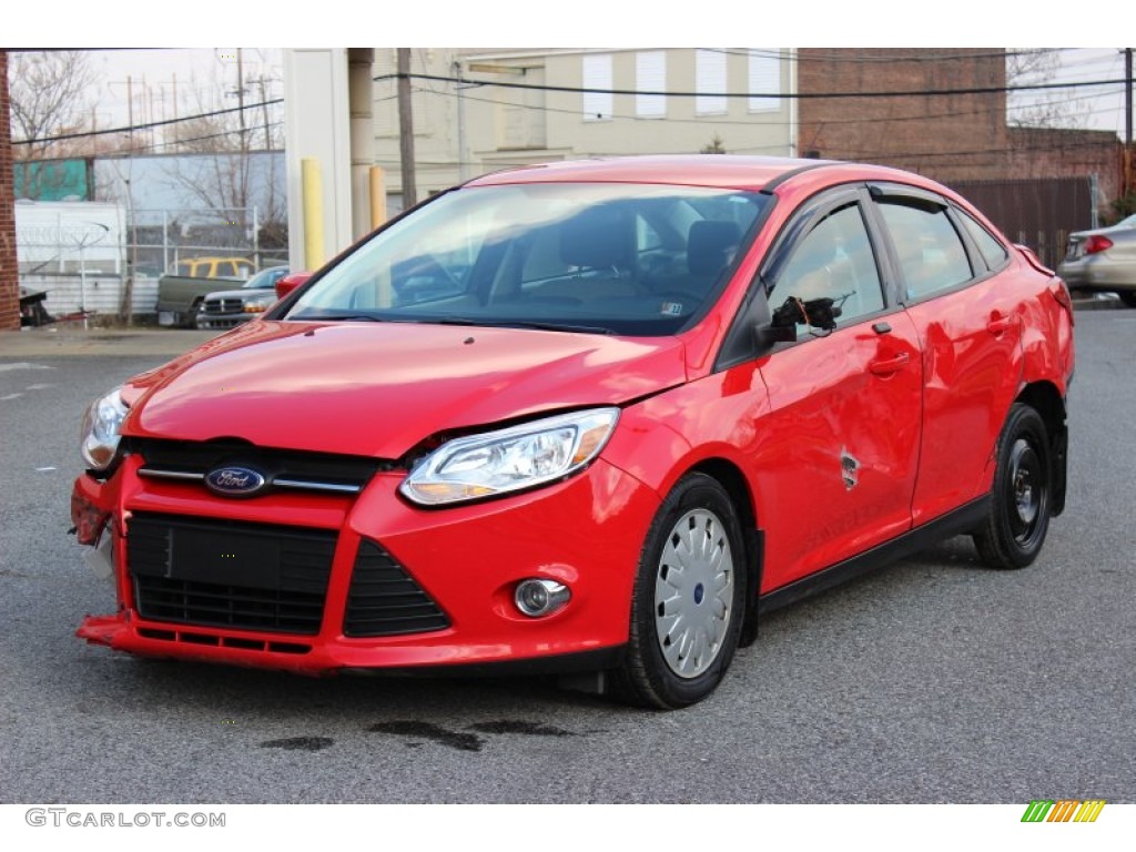 2012 Focus SE SFE Sedan - Race Red / Stone photo #1