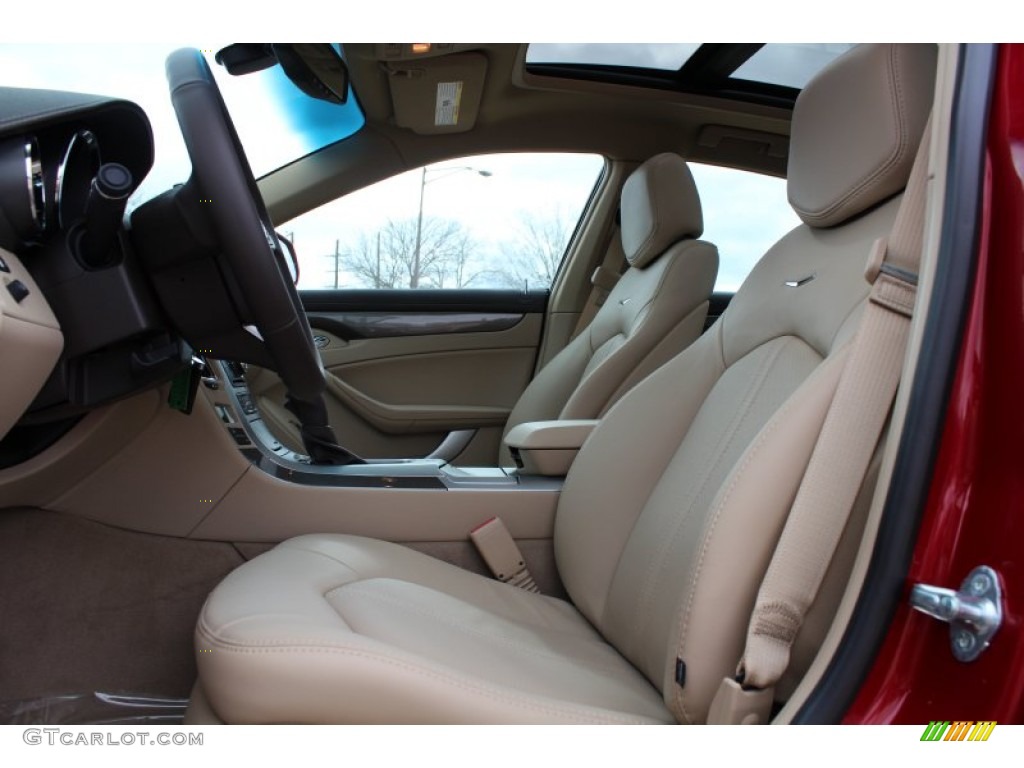 Cashmere/Ebony Interior 2013 Cadillac CTS 3.0 Sedan Photo #77267036