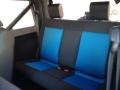 2010 Jeep Wrangler Dark Slate Gray/Blue Interior Rear Seat Photo