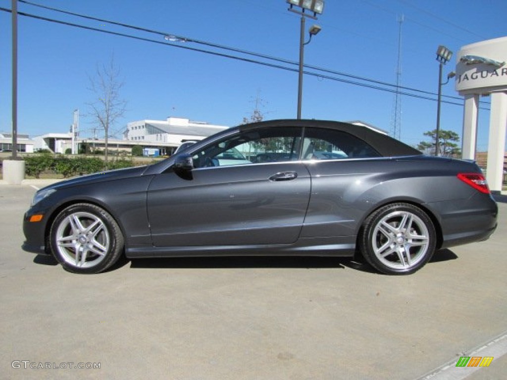 Steel Grey Metallic 2011 Mercedes-Benz E 550 Cabriolet Exterior Photo #77268461