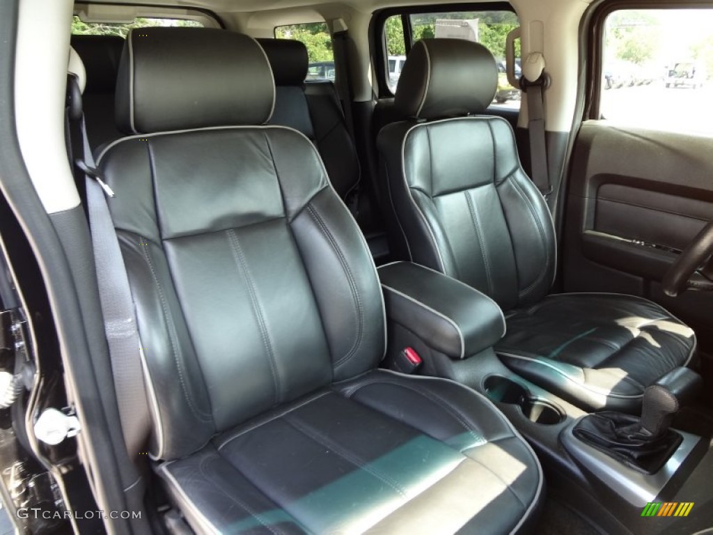 Ebony Black Interior 2006 Hummer H3 Standard H3 Model Photo #77268653
