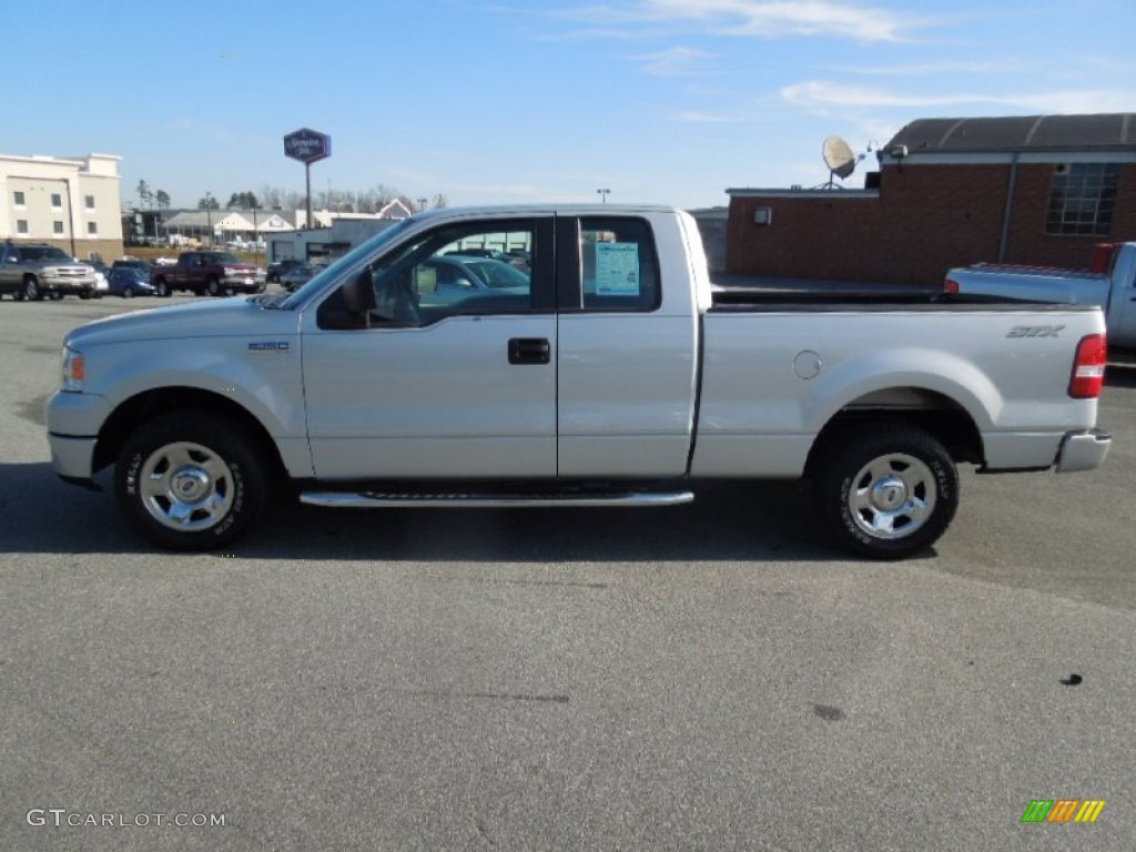 2005 F150 STX SuperCab - Silver Metallic / Medium Flint Grey photo #3