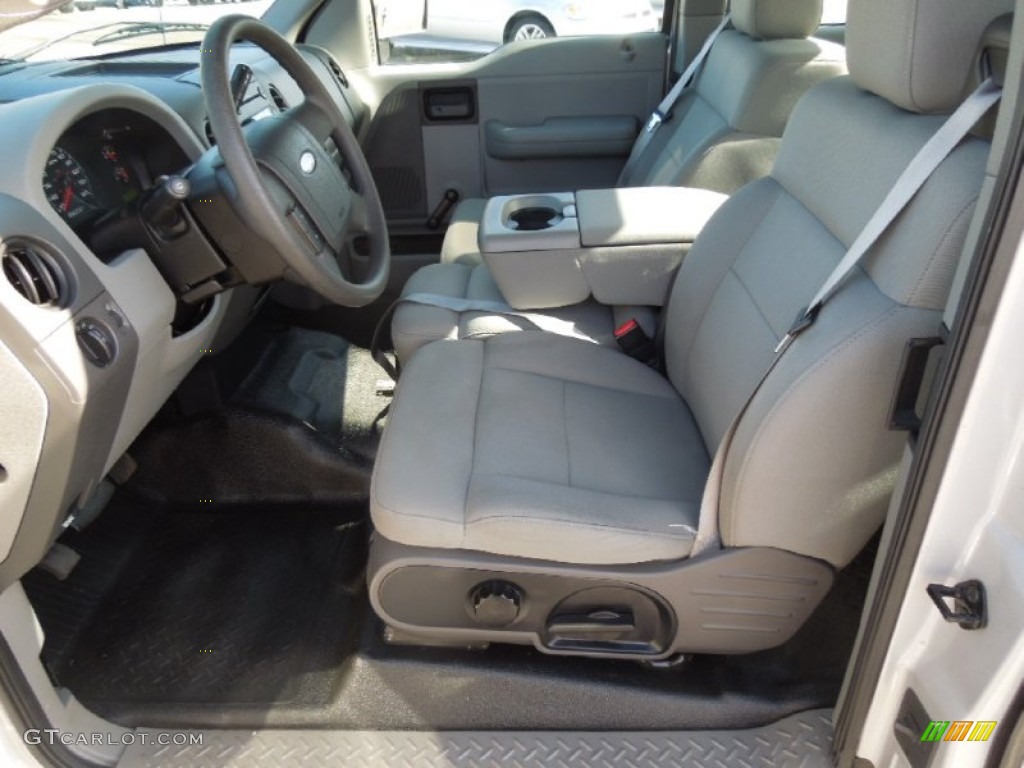 2005 F150 STX SuperCab - Silver Metallic / Medium Flint Grey photo #8