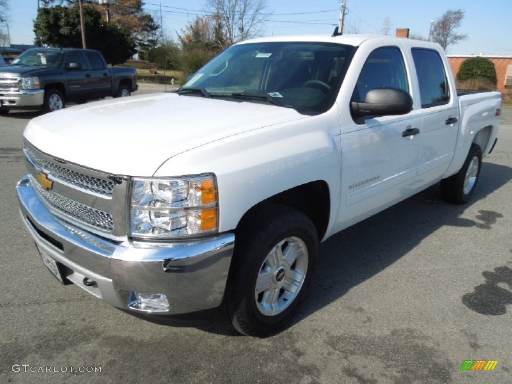 2013 Silverado 1500 LT Crew Cab 4x4 - Summit White / Ebony photo #2