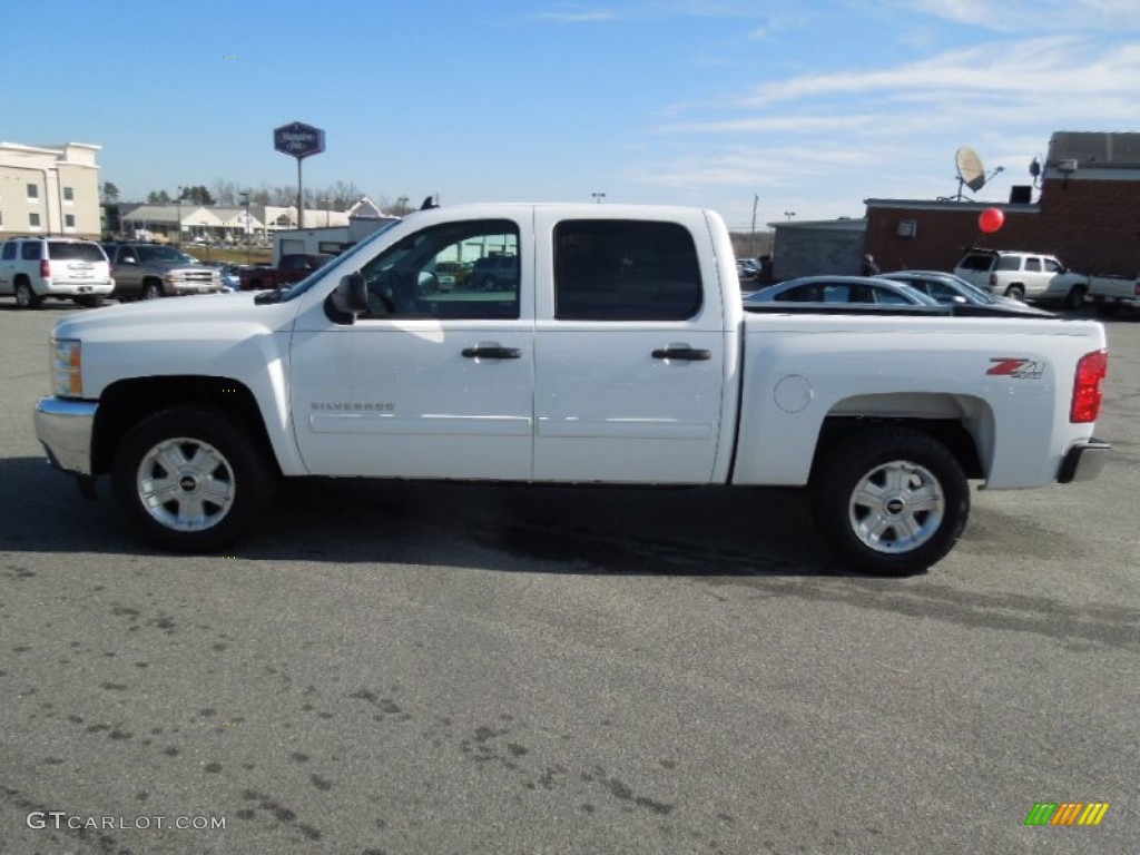 2013 Silverado 1500 LT Crew Cab 4x4 - Summit White / Ebony photo #3