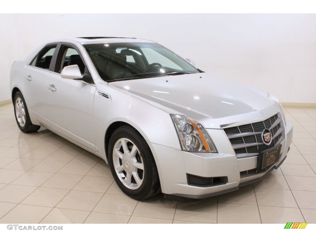 2009 CTS 4 AWD Sedan - Radiant Silver / Ebony photo #1