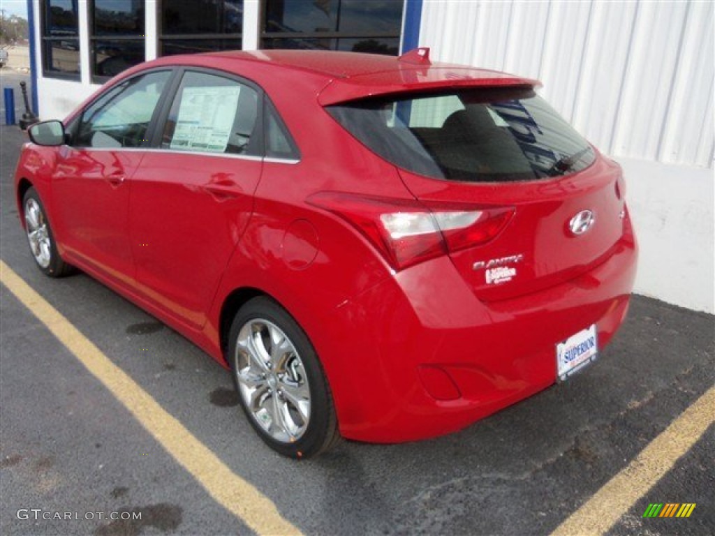 2013 Elantra GT - Volcanic Red / Black photo #5