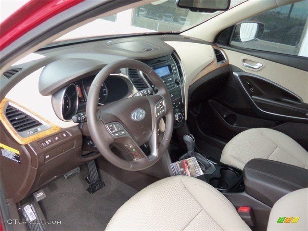 Beige Interior 2013 Hyundai Santa Fe Sport 2.0T Photo #77271515