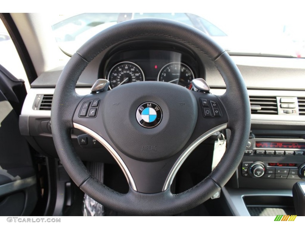 2010 3 Series 328i Coupe - Jet Black / Black photo #9