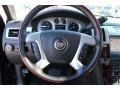 Ebony 2013 Cadillac Escalade Premium AWD Steering Wheel