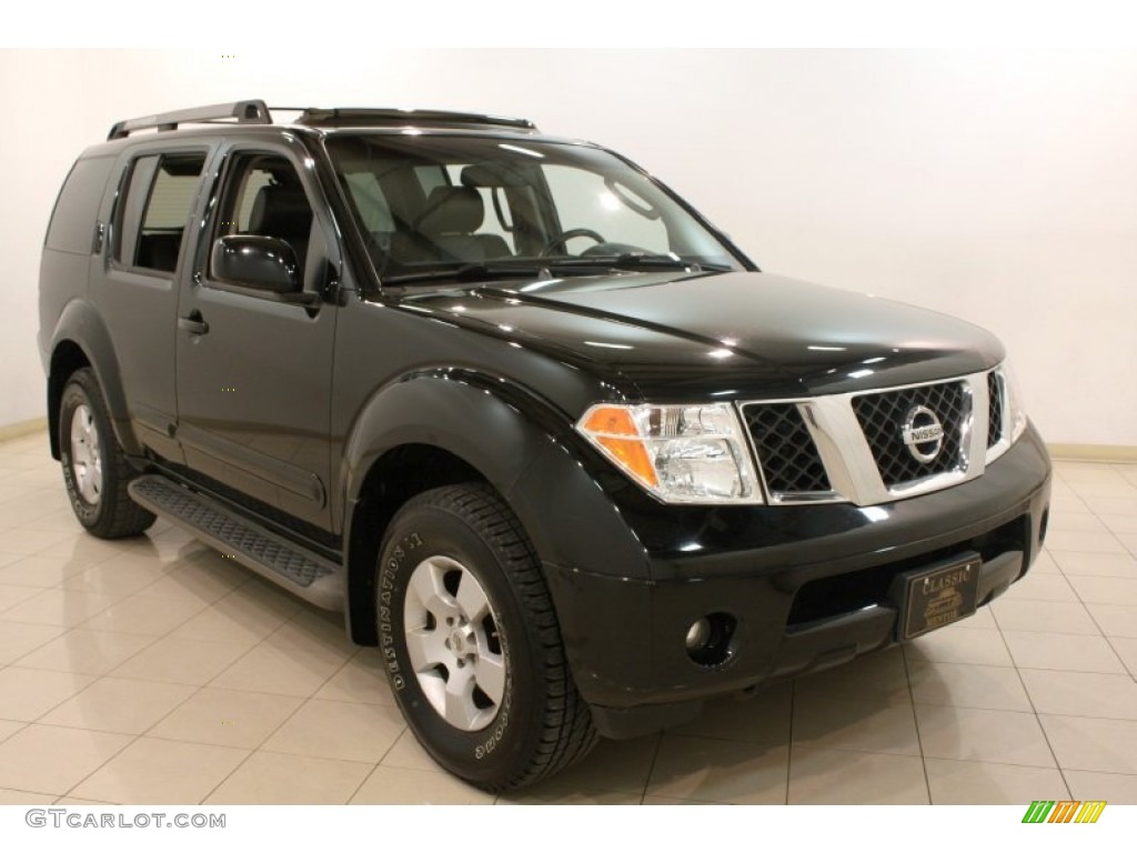 Super Black 2007 Nissan Pathfinder SE 4x4 Exterior Photo #77272541
