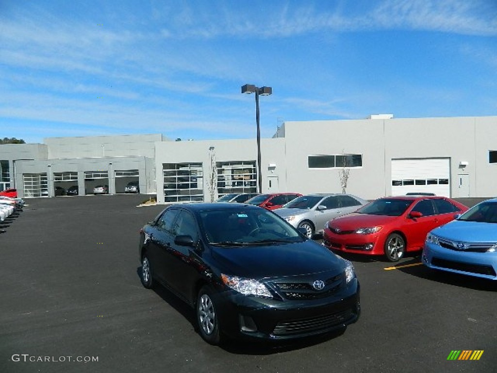 2013 Corolla L - Black Sand Pearl / Ash photo #1