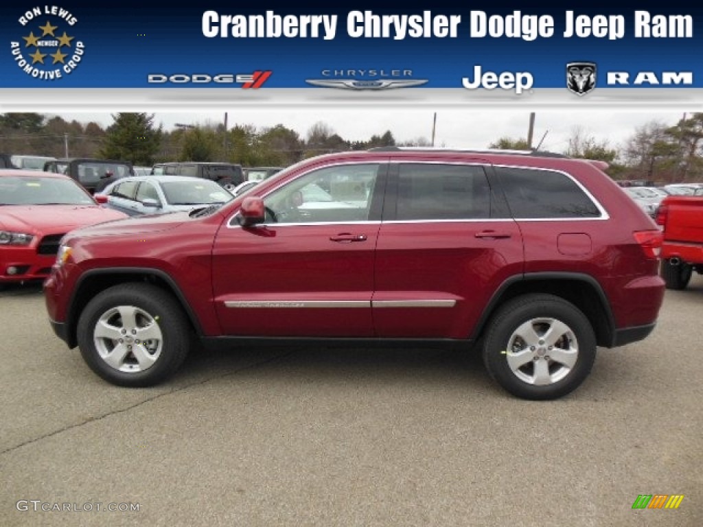 2013 Grand Cherokee Laredo X Package 4x4 - Deep Cherry Red Crystal Pearl / Black photo #1