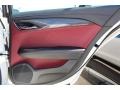 Morello Red/Jet Black Accents 2013 Cadillac ATS 2.0L Turbo Luxury Door Panel