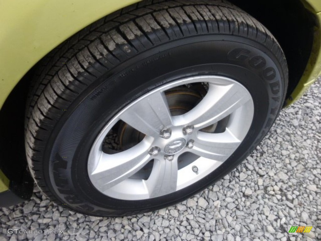 2010 Caliber SXT - Optic Green Metallic / Dark Slate Gray photo #13