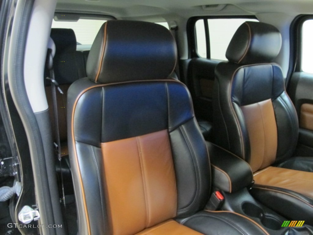 Ebony Black/Morroco Brown Interior 2006 Hummer H3 Standard H3 Model Photo #77274209