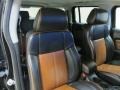 2006 Hummer H3 Ebony Black/Morroco Brown Interior Front Seat Photo