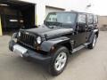 2013 Black Jeep Wrangler Unlimited Sahara 4x4  photo #2