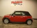 2005 Chili Red Mini Cooper S Convertible  photo #2