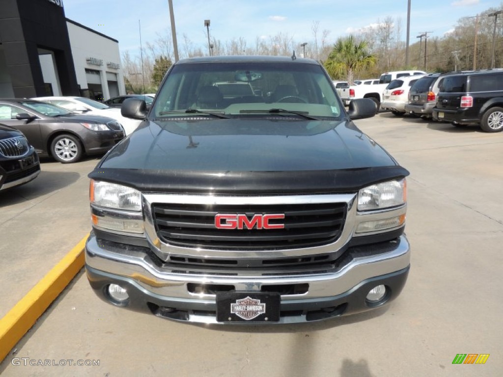 2007 Sierra 2500HD Classic SLT Crew Cab 4x4 - Stealth Gray Metallic / Tan photo #3