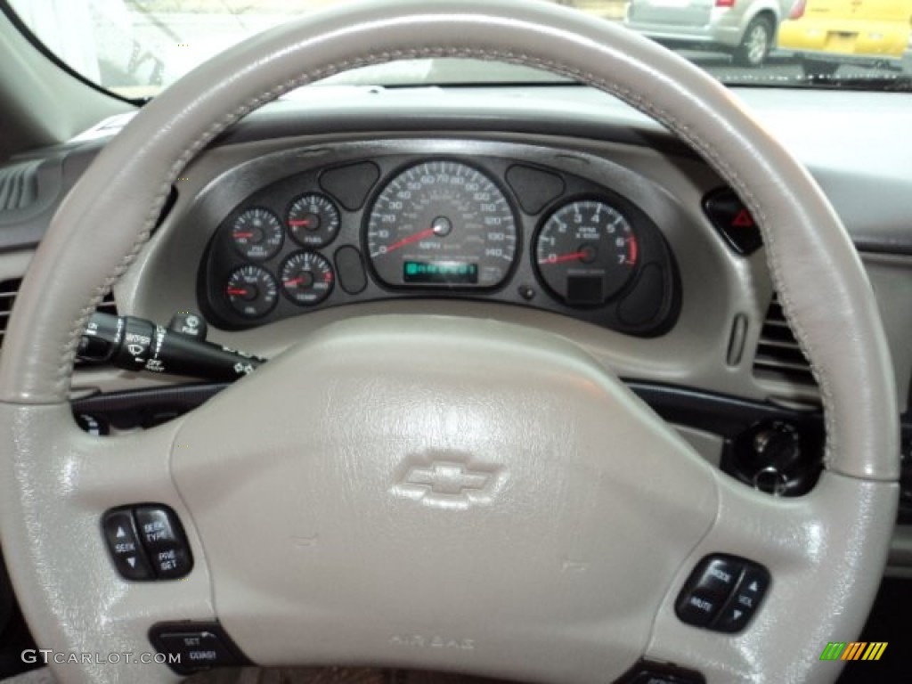 2004 Chevrolet Impala SS Supercharged Medium Gray Steering Wheel Photo #77275196