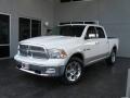 2009 Stone White Dodge Ram 1500 Laramie Crew Cab  photo #1