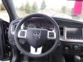 Black 2013 Dodge Charger R/T Plus AWD Steering Wheel