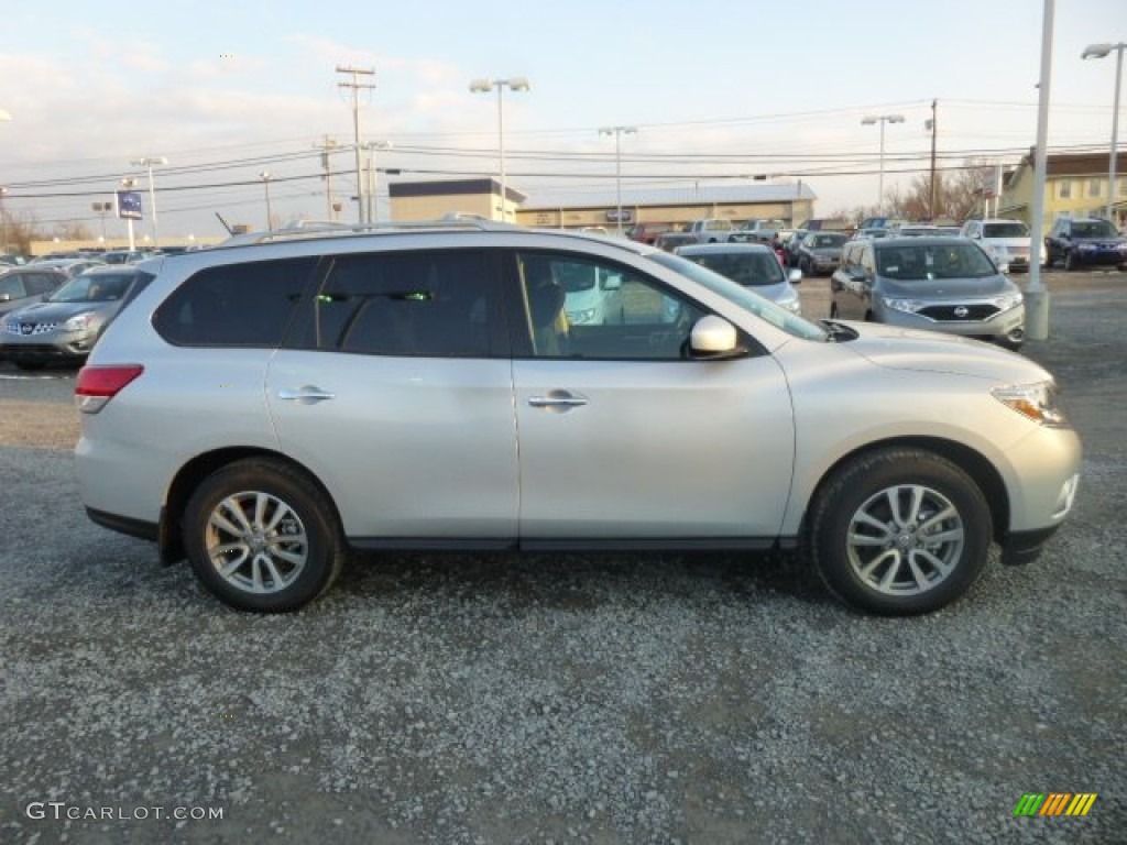 Brilliant Silver 2013 Nissan Pathfinder SV 4x4 Exterior Photo #77276134