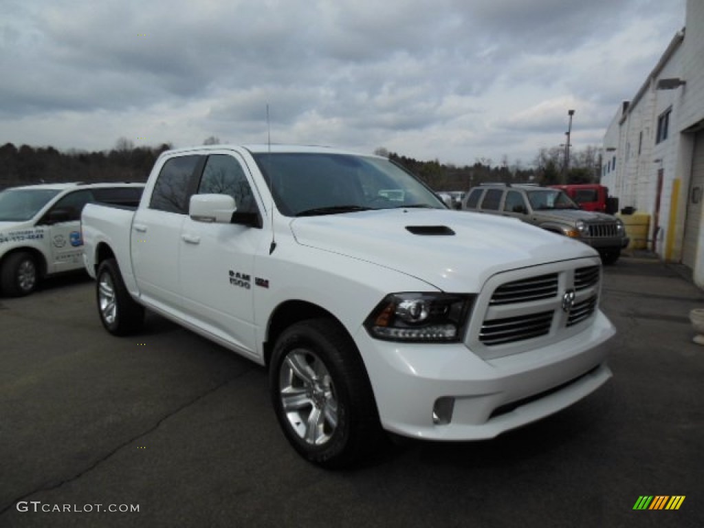 Bright White 2013 Ram 1500 Sport Crew Cab 4x4 Exterior Photo #77276246