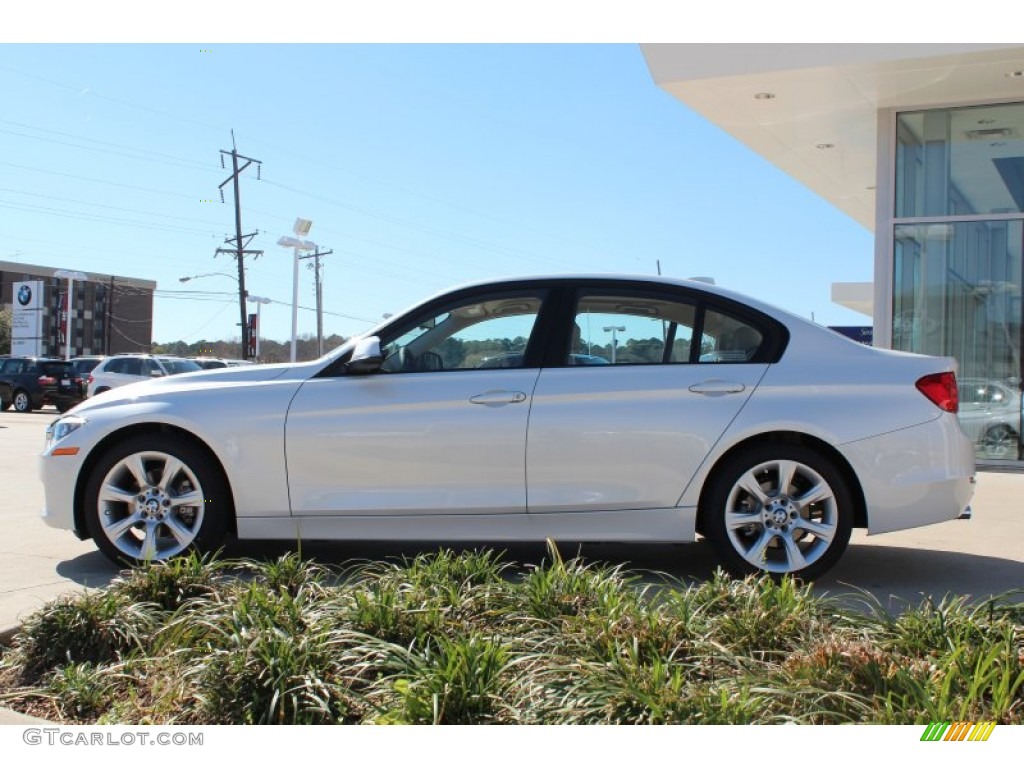 2013 3 Series 328i Sedan - Mineral White Metallic / Venetian Beige photo #5