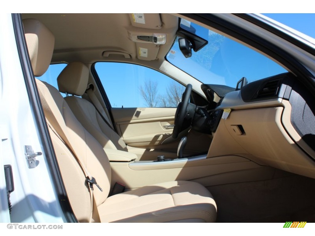 2013 3 Series 328i Sedan - Mineral White Metallic / Venetian Beige photo #16