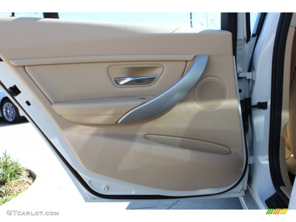 2013 3 Series 328i Sedan - Mineral White Metallic / Venetian Beige photo #17