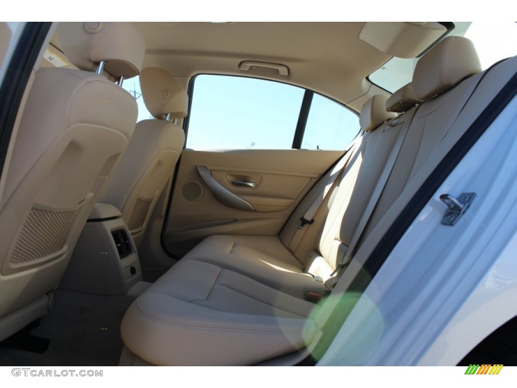 2013 3 Series 328i Sedan - Mineral White Metallic / Venetian Beige photo #18