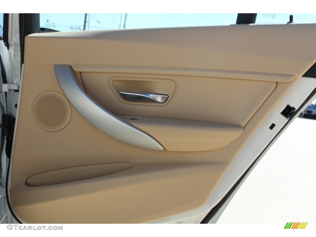 2013 3 Series 328i Sedan - Mineral White Metallic / Venetian Beige photo #19