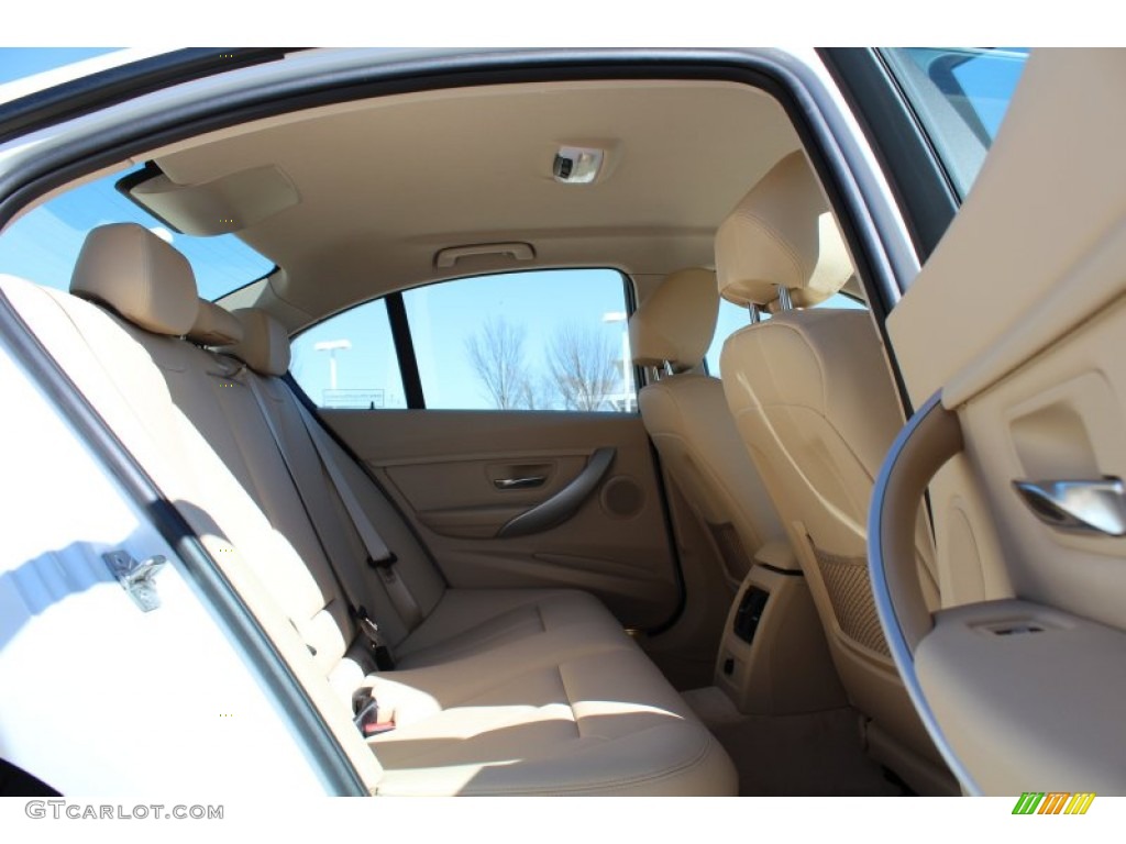 2013 3 Series 328i Sedan - Mineral White Metallic / Venetian Beige photo #20