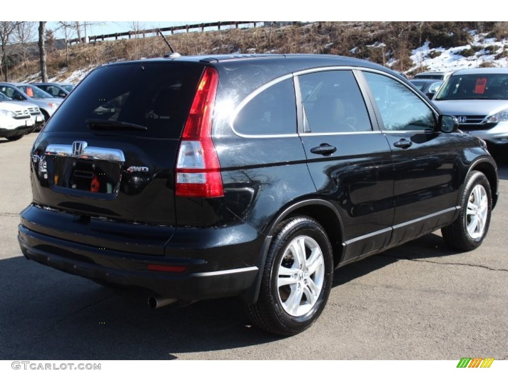 2010 CR-V EX-L AWD - Crystal Black Pearl / Black photo #5