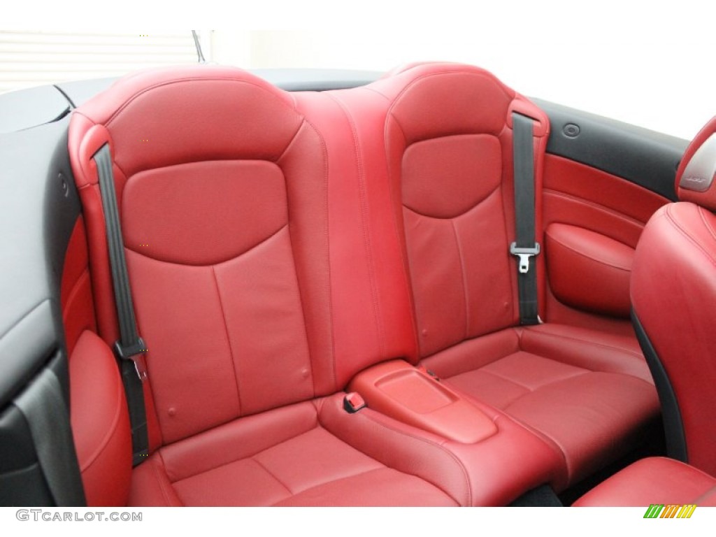 2009 Infiniti G 37 Convertible Rear Seat Photo #77277839