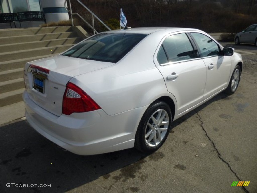 White Platinum Tri-Coat 2012 Ford Fusion SEL Exterior Photo #77278283