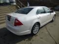 White Platinum Tri-Coat 2012 Ford Fusion SEL Exterior