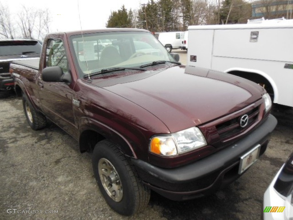 2003 B-Series Truck B3000 Cab Plus Dual Sport - Sunburst Red Metallic / Medium Dark Flint photo #1