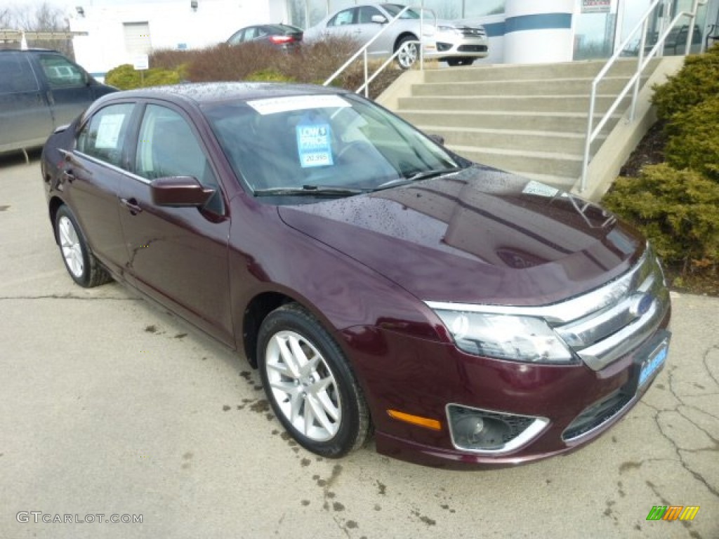 2011 Fusion SEL V6 AWD - Bordeaux Reserve Metallic / Charcoal Black photo #2