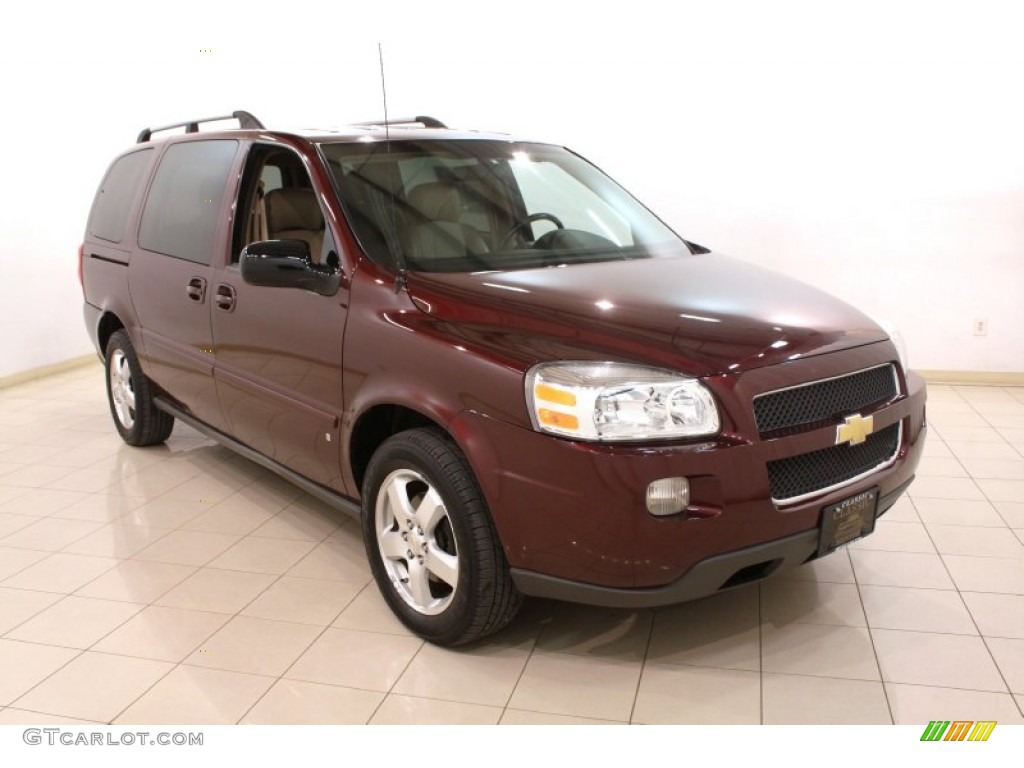 Bordeaux Red Metallic 2008 Chevrolet Uplander LT Exterior Photo #77279776