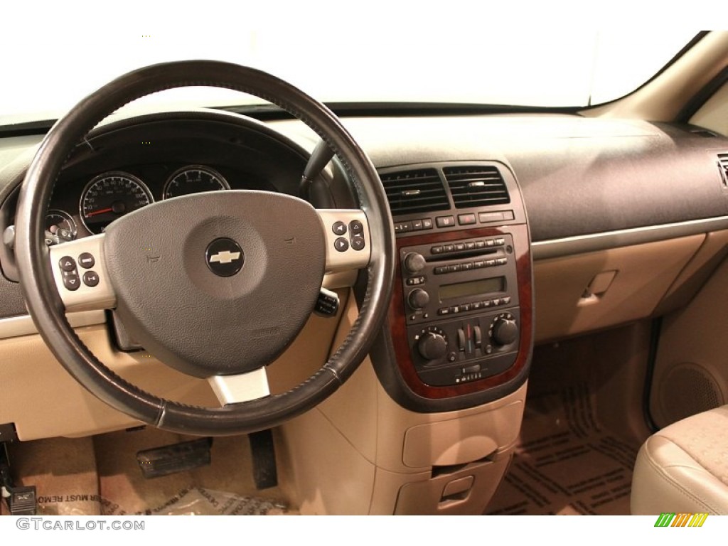 2008 Chevrolet Uplander LT Cashmere Beige Dashboard Photo #77279891