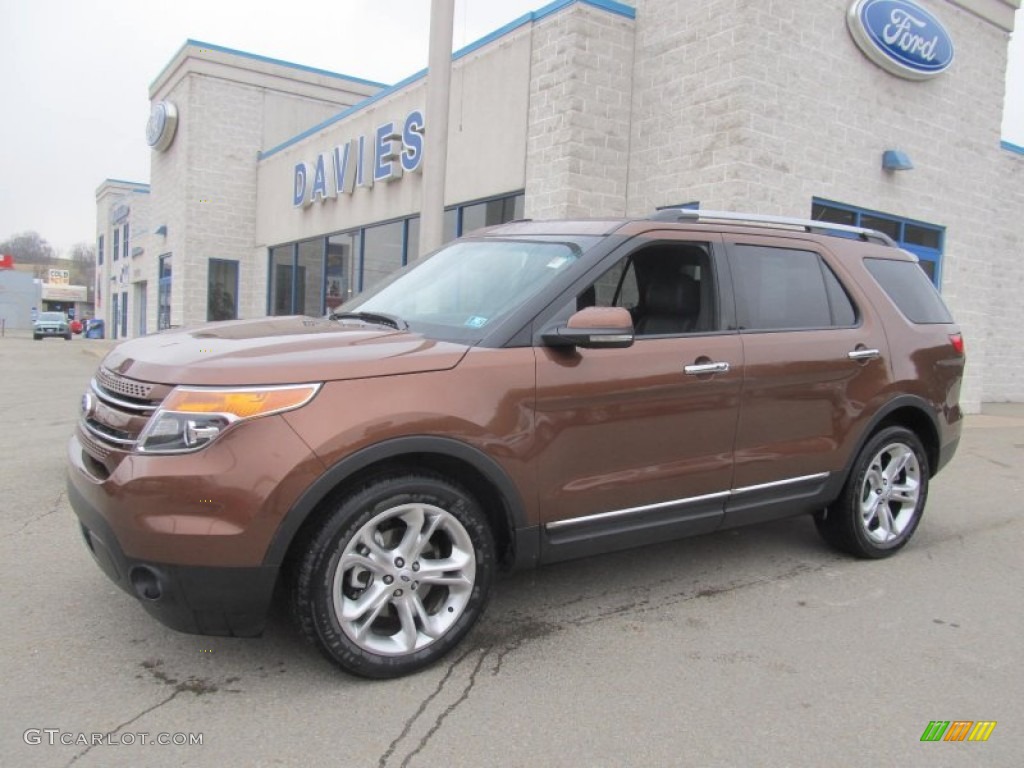 2012 Explorer Limited 4WD - Golden Bronze Metallic / Charcoal Black photo #1