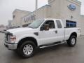 2008 Oxford White Ford F350 Super Duty XLT SuperCab 4x4  photo #1