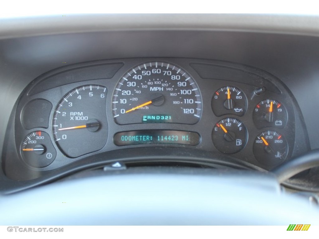2003 Chevrolet Silverado 2500HD LT Extended Cab 4x4 Controls Photo #77280698