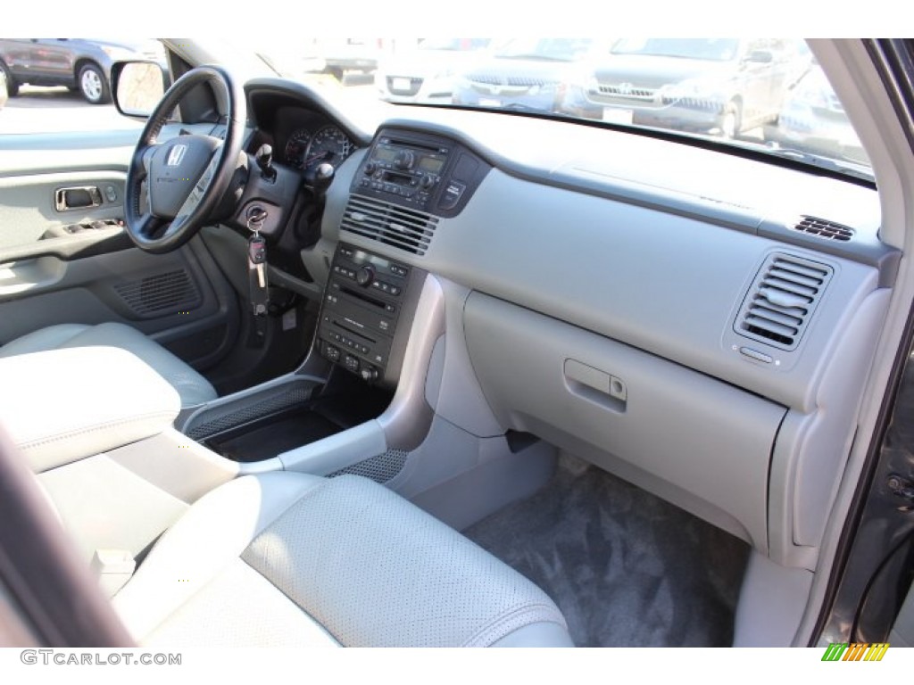 2005 Honda Pilot EX-L 4WD Gray Dashboard Photo #77281028
