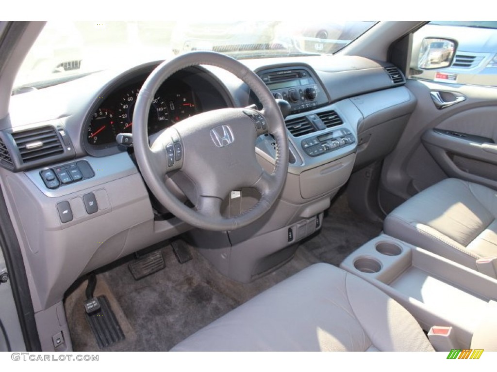 Gray Interior 2010 Honda Odyssey EX-L Photo #77281370